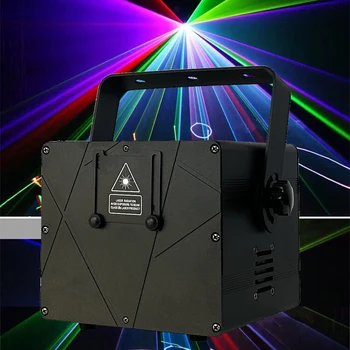 1 Вт 2 Вт 3 Вт 4 Вт Сценический 3D Анимационный Сканер DJ Лазерный Луч ILDA DMX Луч Проектор Бар Клуб Дискотека Рождественская Вечеринка Свадебное Шоу Свет