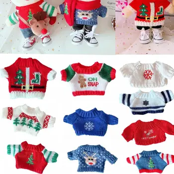 1 шт. кукольная одежда ручной работы, мини-свитер, аксессуары для кукольной одежды, подходящие для куклы 20 см, детские подарки, игрушка для вечеринки с макияжем, высокое качество
