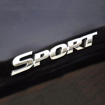 3D Пластиковая хромированная наклейка с логотипом, СПОРТИВНАЯ эмблема, значок, Наклейка на дверь, Автоаксессуары для Toyota Highlander BMW HONDA VW для укладки автомобилей