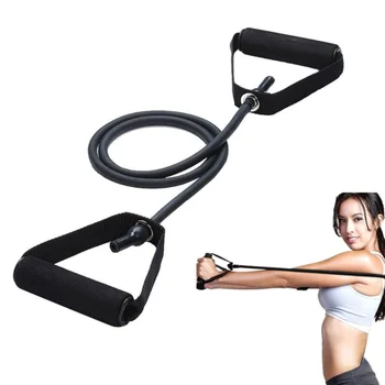 5-уровневые эспандеры с ручками, веревка для йоги, эластичная лента для фитнес-упражнений, трубка для домашних тренировок, силовые тренировки