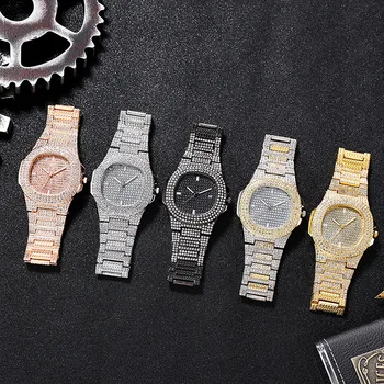 LON-002 Высококачественные роскошные модные женские часы с календарем и бриллиантами, материал стальной ленты с луковой головкой, бесплатная доставка