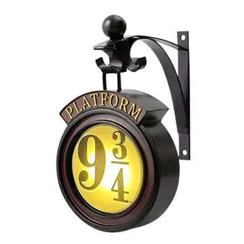 Magic Potters Night Light Светодиодные Подвесные настенные светильники Платформа Hogwartsed 3D Лампа Harries Home Room Decor Детский подарок на День Рождения