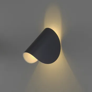 Nordic Гостиная Прикроватная тумбочка для спальни Simplicity Lamp Настенный светильник Makaron Выставочный зал Кабинет Вращающийся светодиодный цветной настенный светильник