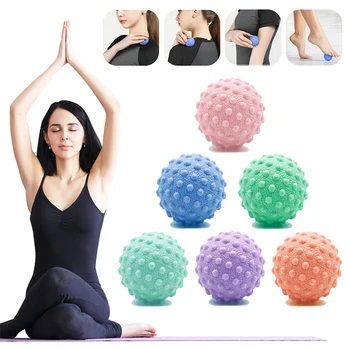 TPR мяч для фасции, мяч для массажа ног, Глубокая акупунктурная точка, расслабление мышц, плечо, шейка матки, фитнес, йога, ручной меридиан, мяч для йоги
