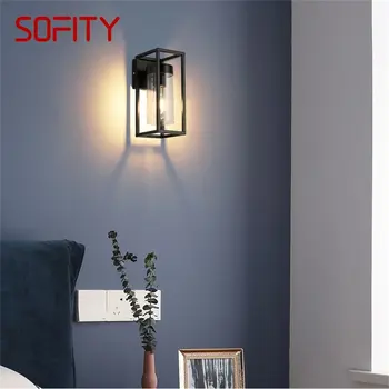 ULANI Настенный светильник в американском стиле, Промышленный Ретро Дизайн, светодиодные светильники для спальни, Лофт, Светильник для помещений