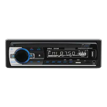 Автомагнитола Blue Tooth 1 Din MP3-плеер, Беспроводная музыка громкой связи, FM AM-радио, стерео аудиосистема ISO с USB-входом, головное устройство