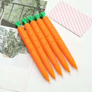 Автоматический карандаш Силиконовая ручка Морковь 0,5 0,7 мм Автоматический карандаш для учащихся