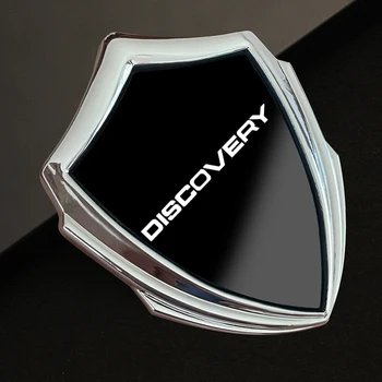 Автомобильная наклейка Эмблема в 3D стиле, наклейка на обшивку кузова, наклейка на значок, аксессуары для интерьера, металлическая автомобильная наклейка для Land Rover DISCOVERY