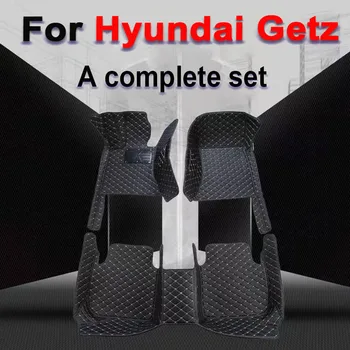 Автомобильные коврики для Hyundai Getz Prime Click Inokom TB 2002 ~ 2011, Роскошные коврики, защитные накладки, Кожаные ковры, Автомобильные Аксессуары