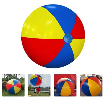 Большой пляжный мяч Красочные игровые мячи Большие пляжные мячи для воды Большая игрушка ПВХ гигант