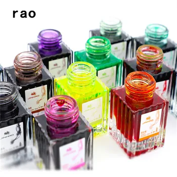 Высококачественная авторучка Jinhao 30 мл Различных цветов, стеклянные чернила в бутылках, картридж для заправки чернил, школьные канцелярские принадлежности