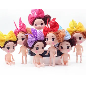 Детские игрушки Однотонная кукла с размытым телом, одевающаяся кукла для девочек, кукла-принцесса, игрушка для девочек в подарок 12 см