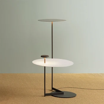 Дизайнерская настольная лампа в скандинавском минимализме, гостиная, журнальный столик, спальня, прикроватный вертикальный торшер