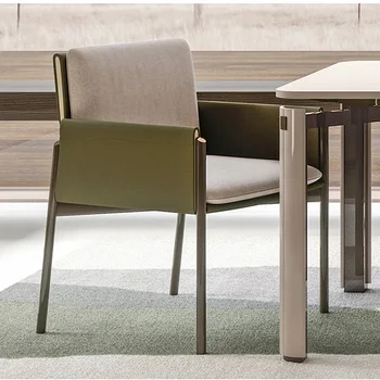 Дизайнерские Эргономичные обеденные стулья для гостиной, современный роскошный обеденный стул для вечеринок, акцентный макияж, мебель для дома Sillas Comedor WJ35XP