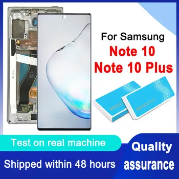 Динамический AMOLED Для Samsung Galaxy Note10 + Note 10 Plus N975F N9750 Дисплей Сенсорный Экран Для Samsung Note 10 LCD N970 N970F N9700