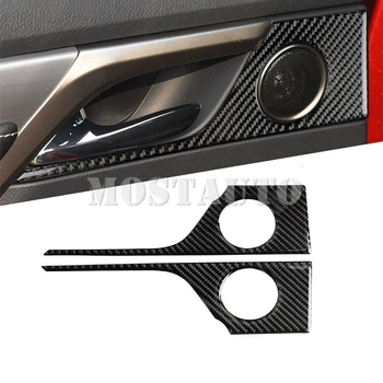 Для Lexus RX200T RX350 RX450H Накладка на внутреннюю панель динамика двери автомобиля из мягкого углеродного волокна 2016-2021 2шт