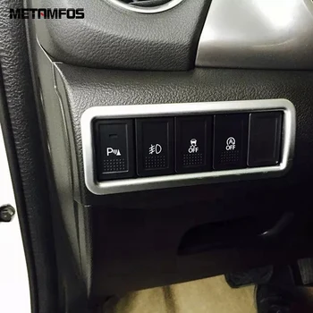 Для Suzuki Vitara Escudo 2015 2016 2017 2018 2019 2020 Матовый головной свет Кнопка Включения лампы Крышка Отделка Аксессуары для Укладки автомобилей