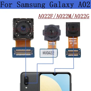 Задняя Фронтальная Камера Для Samsung Galaxy A02 SM-A022F A022M A022M Оригинальная Широкая Макро Задняя Основная Камера Модуль Гибкий Кабель Запасные Части