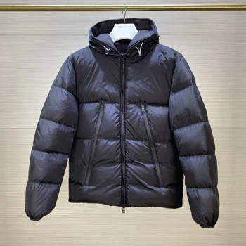 зимняя мужская и женская повседневная куртка Y2K с капюшоном, фирменная пылезащитная сумка с вышивкой, полный контроль доступа, теплое пальто