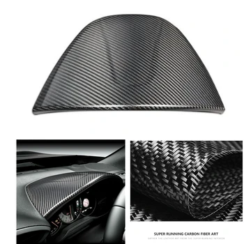 Измерительный блок передней панели из настоящего углеродного волокна, Верхняя крышка приборной панели, измерительный колпачок для TOYOTA GT86 86 Scion FR-S Subaru BRZ 2012-2020
