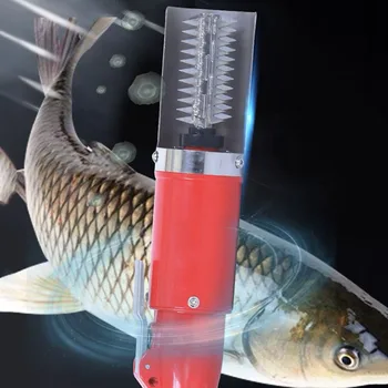 Коммерческий электрический очиститель для скалывания рыбы мощностью 120 Вт, средство для удаления рыбы, очиститель батареи, скребок для удаления накипи, Водонепроницаемый кухонный нож для морепродуктов