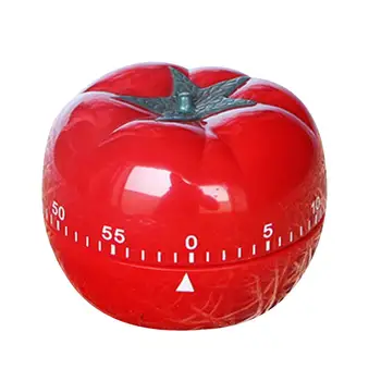 Кухонный таймер в форме помидора Механический кухонный таймер Кухонный таймер в форме помидора Регулируемые часы обратного отсчета для приготовления пищи от 1 до 60