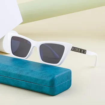 Модные Винтажные Квадратные солнцезащитные очки, женский бренд, солнцезащитные очки в маленькой оправе в стиле ретро 