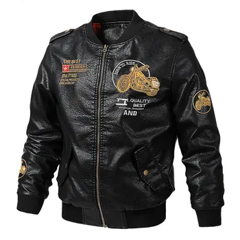 Мотоциклетный костюм, кожаная куртка, Мужской осенне-зимний гоночный костюм из плюша и утолщенной ткани, кожаная куртка, мужская модная одежда Versatil