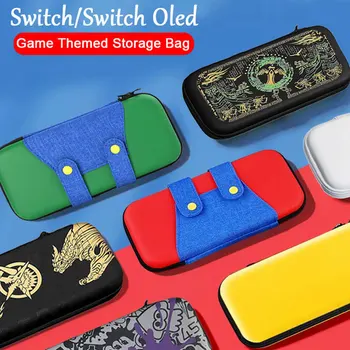 Мультяшная сумка для хранения игровой консоли Nintendo Switch Oled, защитный чехол для переноски, аксессуары для аксессуаров NS JoyCon Box
