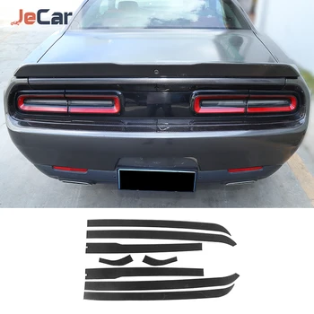 Наклейки для украшения заднего фонаря автомобиля из углеродного волокна, Накладка заднего фонаря для Dodge Challenger 2015 + Аксессуары для экстерьера автомобиля