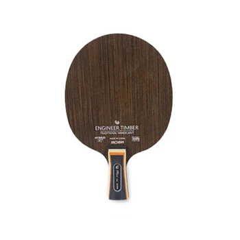 Нижняя пластина ракетки для настольного тенниса Черное + желтое лезвие Dalbergia Ebony Функциональная Профессиональная Короткая ручка для пинг-понга