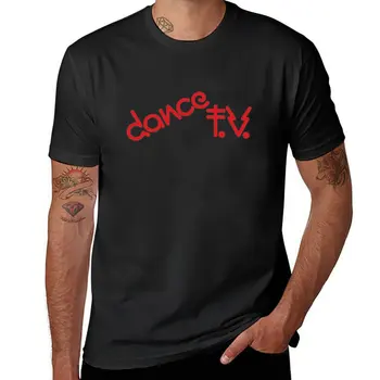Новая футболка Dance TV, футболки на заказ, футболки для мальчиков, футболки оверсайз, футболки для мужчин