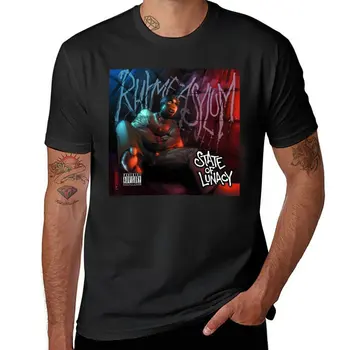 Новая футболка Rhyme Asylum State Of Lunacy, аниме-футболка, спортивные рубашки, графические футболки, аниме-одежда, мужская футболка