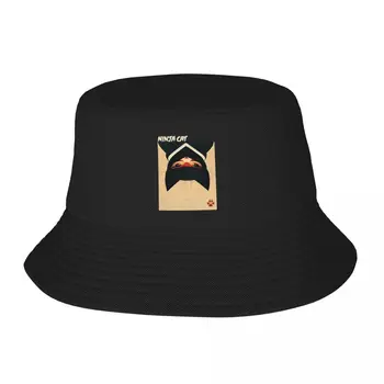 Новая шляпа-ведро Ninja Cat, Рождественская шляпа роскошного бренда, военная тактическая кепка для регби, детская шляпа для мальчиков, женская кепка