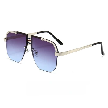 Новые двухлучевые квадратные солнцезащитные очки для мужчин и женщин UV400, модные очки для вождения, женские Gafas De Sol