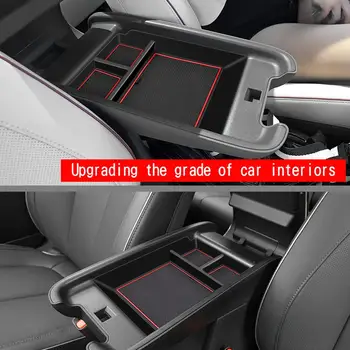Новый корейский продукт подходит для Hyundai IONIQ5 2022 Коробка для хранения подлокотников Коробка для хранения подлокотников Аксессуары для автомобильного интерьера Q4V3