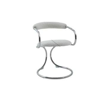 Обеденный стул, мебель для гостиной, кофейный стул, креативный стул в форме змеи, спинка для спальни, стул для макияжа