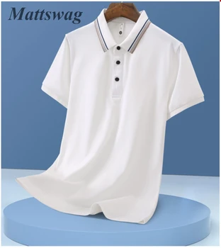 Официальные облегающие футболки Поло в стиле пэчворк для мужчин, летние деловые топы с коротким рукавом, футболки, Простая повседневная пляжная одежда для гольфа на каждый день