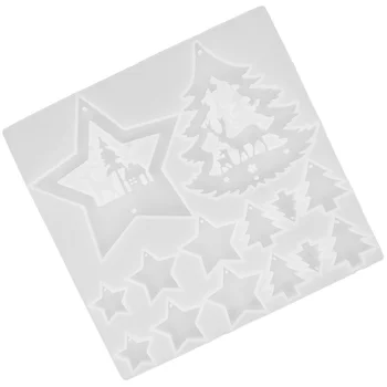 Пентаграмма, форма для лепки звезд, Рождественский Декор, Силиконовые формы, Гибкие формы из смолы дерева, Форма элементов