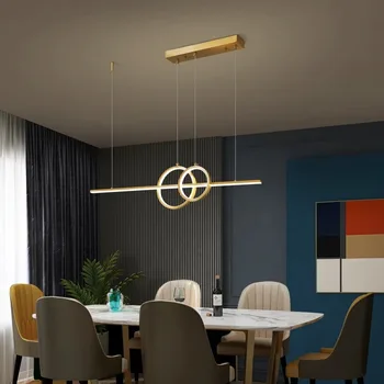 Подвесные светильники Светодиодный арт-декор для столовой, подвесной светильник для потолка, современные люстры для кухни в помещении, аксессуары для кухни, люстры
