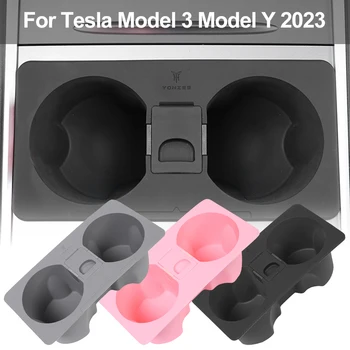 Подставка для стакана воды в автомобиле для Tesla Model 3, модель Y, держатель стакана воды, кронштейн для пепельницы Tesla 2023 Model3, аксессуары ModelY