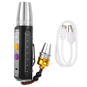 Портативный фонарик Expert Jades с 3 светодиодами, USB-перезаряжаемые Идентификационные огни ювелирных камней IPX6, Водонепроницаемый Фонарик, новый