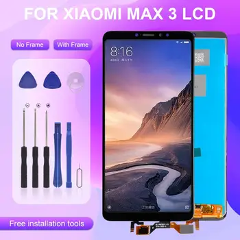 Протестирован 6,9-дюймовый дисплей MI MAX 3 для Xiaomi Max 3, сенсорная ЖК-панель, дигитайзер в сборе с рамкой, бесплатная доставка