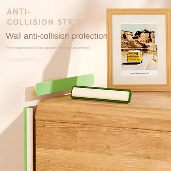 Противоударная прокладка на дверце холодильника Силиконовая прокладка для защиты задней стенки стула, дивана, обеденного стола, табурета От трения о стену