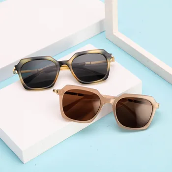 Роскошные квадратные очки Для мужчин и женщин, красочные Классические солнцезащитные очки для кемпинга, пешего туризма, вождения, рыбалки, спортивные солнцезащитные очки UV400