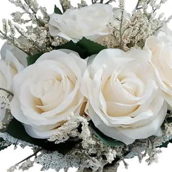 Свадебный букет невесты, искусственные цветы, декоративный букет, Свадебный букет с цветами в руках