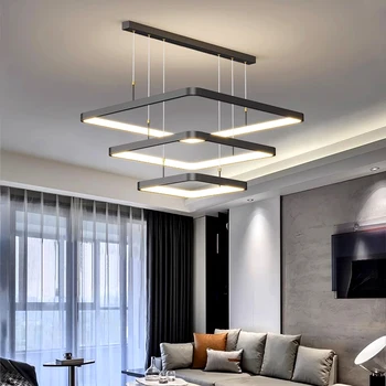 Современные подвесные светильники для спальни, светодиодные люстры для гостиной 2023, внутреннее освещение, потолочный светильник, люстры для внутреннего освещения