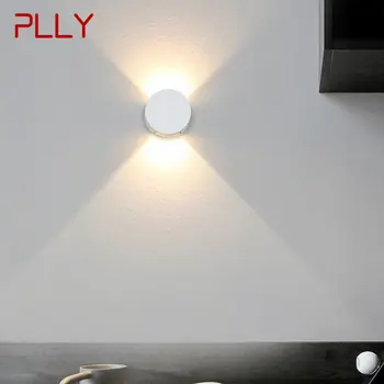 Современный Белый светодиодный светильник-бра с двусторонними источниками света, настенный светильник для столовой и гостиной