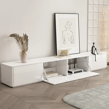 Современный шкаф для телевизора в гостиной белый белый лакированный шкаф для напольных консолей для ТЕЛЕВИЗОРА Портативная мебель для дома fernseher schrank MQ50DS