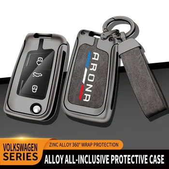 Сумка-футляр для автомобильных ключей из ТПУ, для Seat Arona Ateca Ibiza Leon, держатель для ключей от автомобиля, металлическая оболочка для ключей, внутренняя отделка